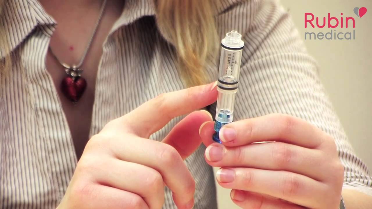 Instruktionsfilm: Att fylla en ampull - Rubin Medical