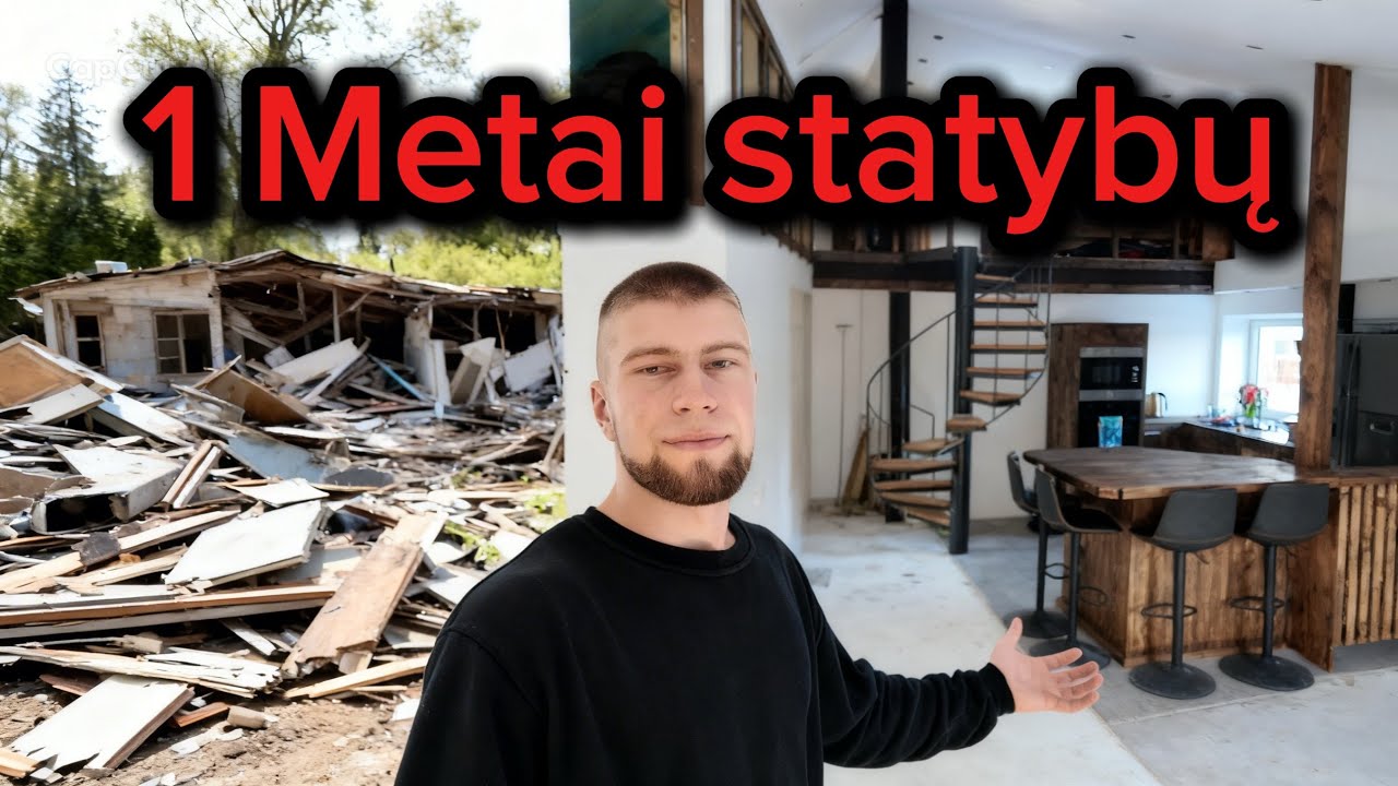 Namo statyba nuo griuvėsiu iki raktu!