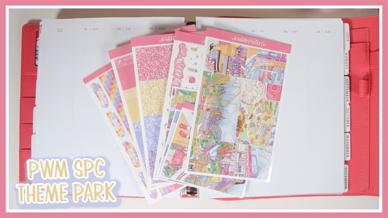 Plan With Me! | Scribble Prints Co Theme Park - YouTube