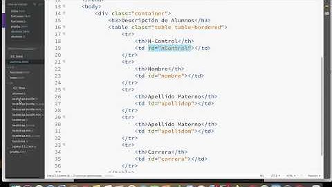Video 25.- Tabla con Javascript y Boostrap.