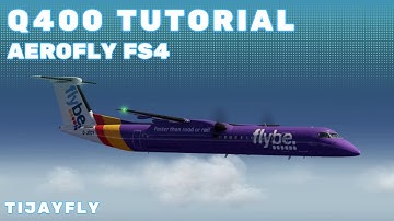 Dash 8 Q400 Easy Tutorial - Aerofly FS4