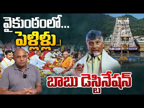 CM Chandrababu Big Good News : వైకుంఠంలో పెళ్లిళ్లు..బాబు డెస్టినేషన్ | Tirumla | Wild Wolf Telugu
