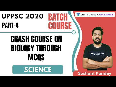 Crash Course on Biology through MCQs Part: 4 | Science | UPPSC 2020 | Sushant Pandey