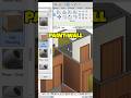 ✅ Paint Wall In Revit #revit #architecture #revitbim #ytshorts #shortsvideo