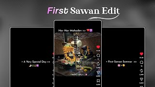 🔥 First Sawan Somwar Lyrics Video Editing Tutorial 2026 | Alight Motion New Trending Reel Edit screenshot 4