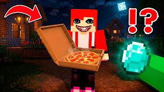 FAKE JJ Brought Pizza for Mikey at 3 am in Minecraft ?!
