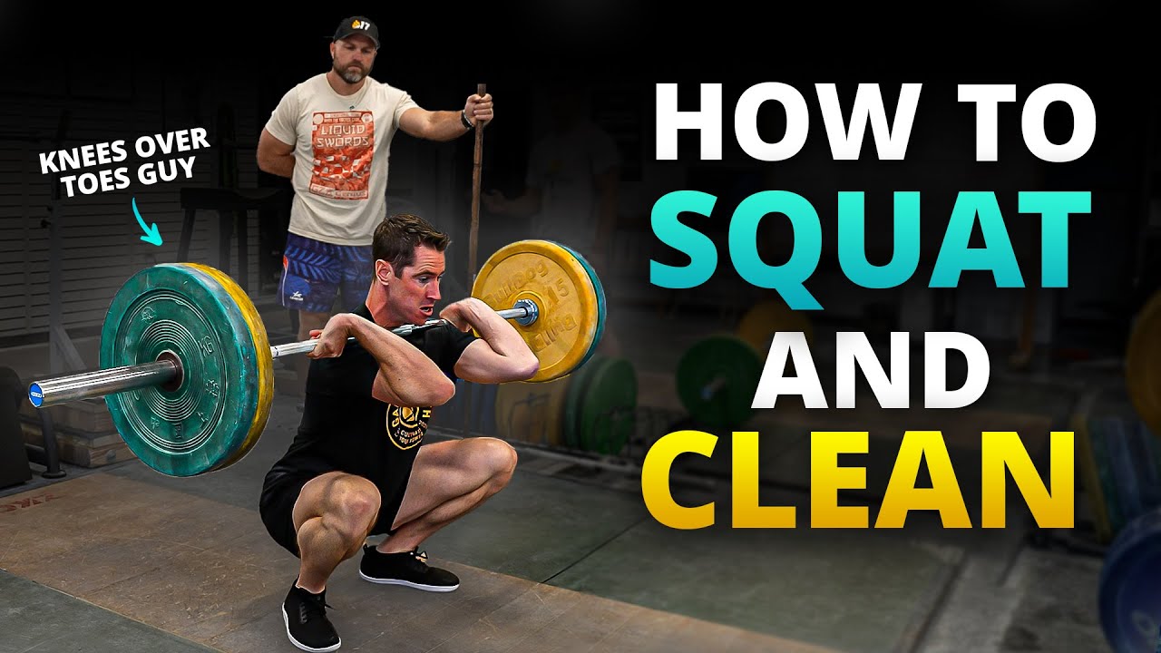 How To Full Squat & Clean (Exact Routine w/ Sets and Reps) with Knees Over Toes Guy