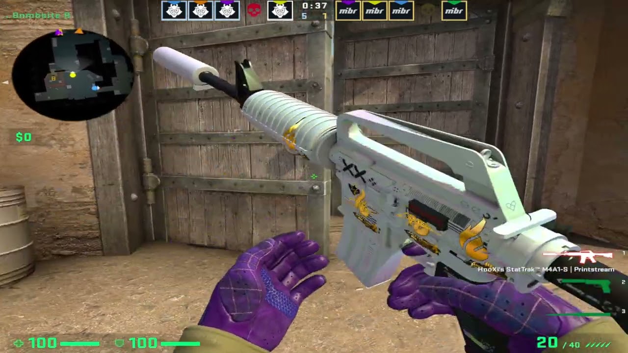 CSGO POV G2 huNter (23/8) vs MIBR (dust2) @ ESL Pro League Season 16 ...