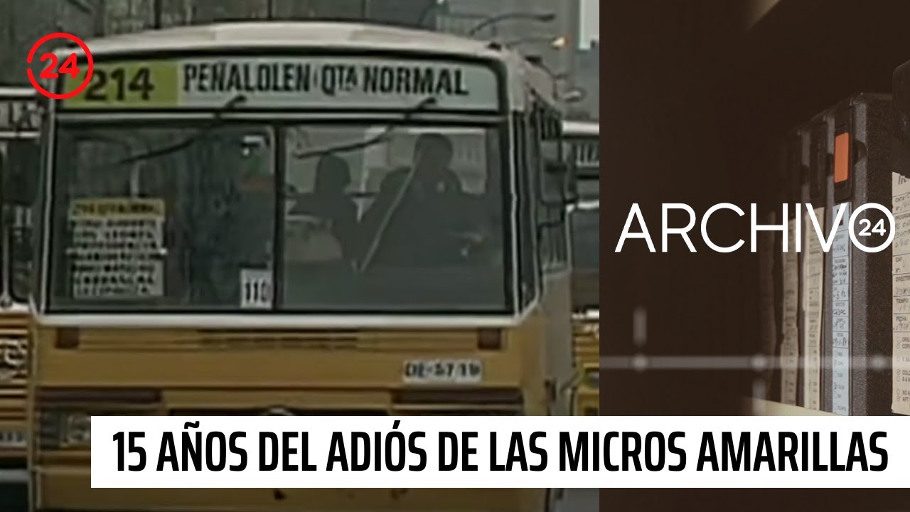 Archivo 24: A 15 años del adiós de las micros amarillas | 24 Horas TVN Chile