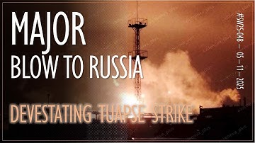 BREAKING: Grote drone-aanval op Russische olie-exporthaven Toeapse