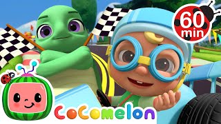 Epic Go Karting Race with JJ and Animals! | Animals for Kids | Funny Cartoons | Learn about Animals