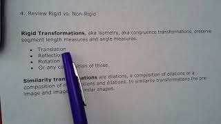 Rigid vs Non-Rigid Transformations