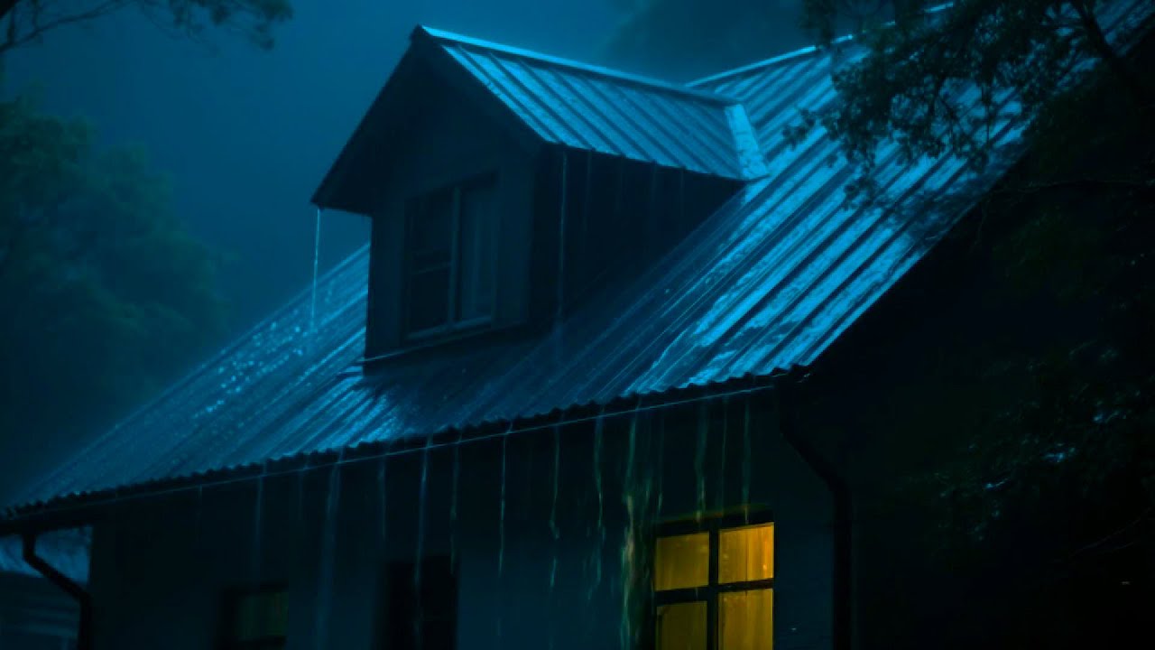 Barulho de Chuva para Dormir Profundamente ⛈ Som Perfeita de Chuva e Trovões à Noite #69 White Noise