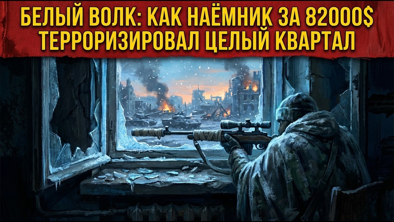 «БЕЛЫЙ ВОЛК» ПРОТИВ СПЕЦНАЗА: КАК ОДИН НАЕМНИК-СНАЙПЕР МЕСЯЦ ДЕРЖАЛ ЦЕЛЫЙ КВАРТАЛ В ГРОЗНОМ