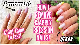 COMPLETE PRESS ON NAILS TUTORIAL