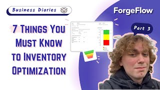 Business Diaries | 7 THINGS You Must Know for INVENTORY OPTIMIZATION (Boost PROFITS!) | Part 3