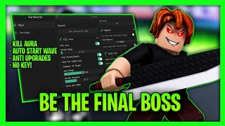 *NEW* Be the Final Boss Script - Kill Aura, Auto Place, Auto Upgrades & More (Keyless)