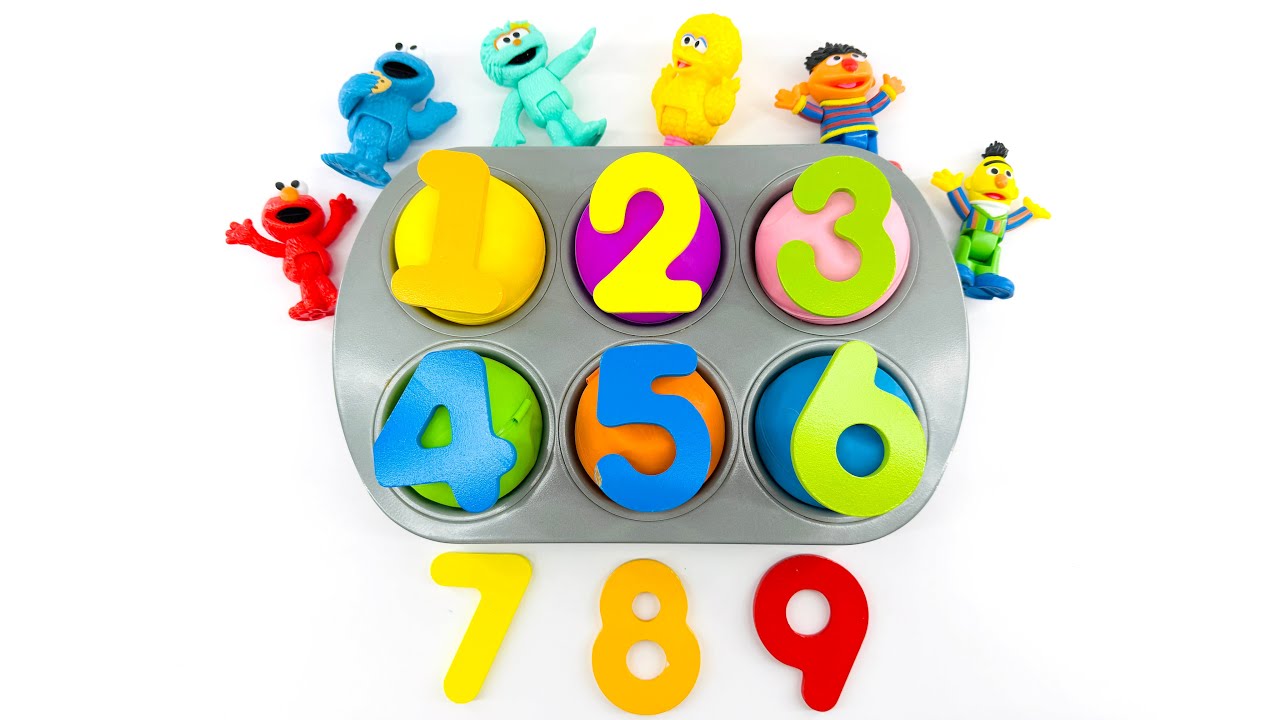 Обучающие видеоролики «Улица Сезам» | Дети учатся цветам и счету | Образовательные видео для малышей