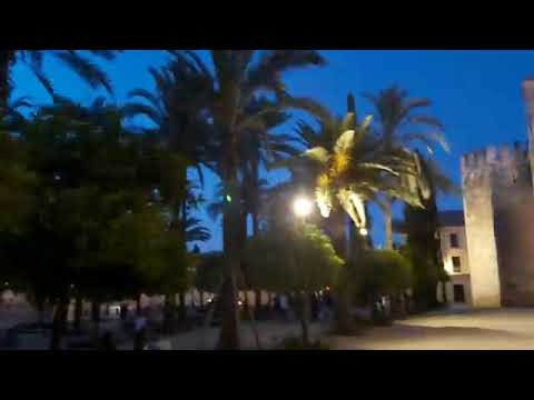Mal estado de la iluminación nocturna del Alcázar de los Reyes Cristianos de Córdoba