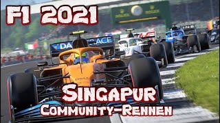 Talk & F1 2021-Communityrennen in Singapur, Twitch-Stream vom 25.Oktober 2021!