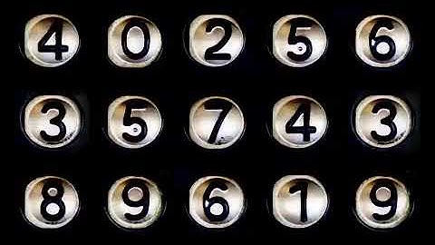 Sweet Machine Numbers Animation Motion Background Stock Video Footage Free For Editing