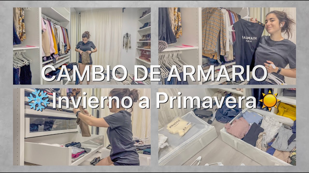 CAMBIO DE ARMARIO    Invierno a Primavera