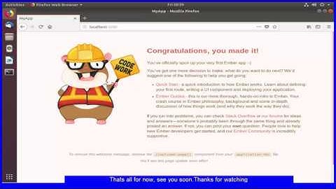 How To install Ember.js Ember CLI  With Forever On Ubuntu 18.04 LTS