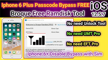 Iphone 6 plus disabled bypass with signal free | How to bypass iphone 6+ passcode with network |2024