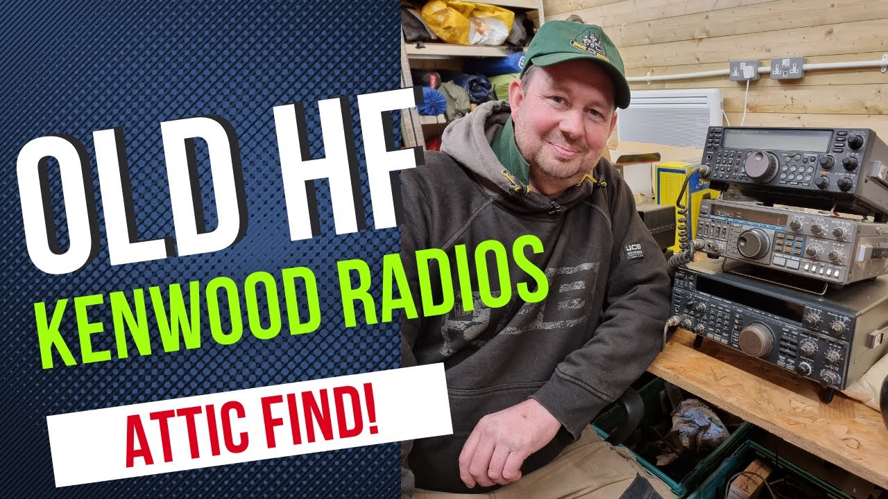 Kenwood radio old hf ham amateur radios from storage! TS570D and Trio TS430S and TS850S transceiver