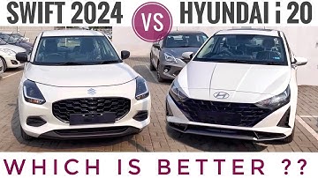 Maruti Swift 2024 vs i20 2024 - Which is Better? | Hyundai i20 vs Swift 2024 New Model | New Swift