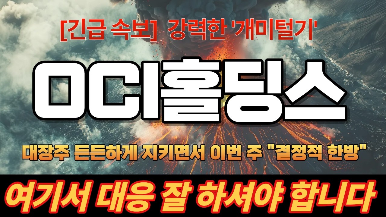 OCI홀딩스 주가전망, 금융당국 밸류업 지수 추가 편입 점검에 운용사 긴장!? 글로벌 태양광 패권 분수령 "이 자리" 놓치면 평생 후회!?