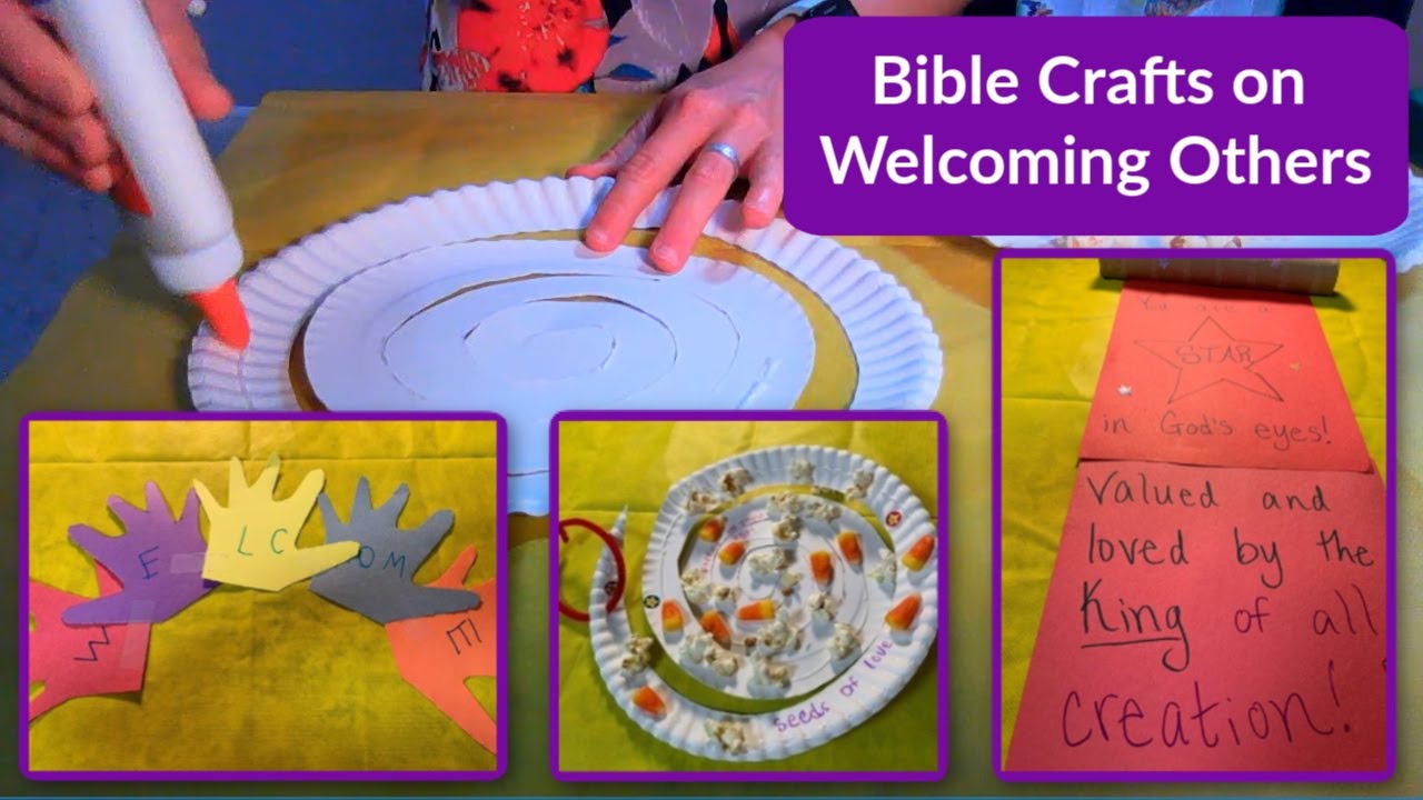 Bible Crafts on Matthew 10:40-42 Welcome Others - Ministry-To