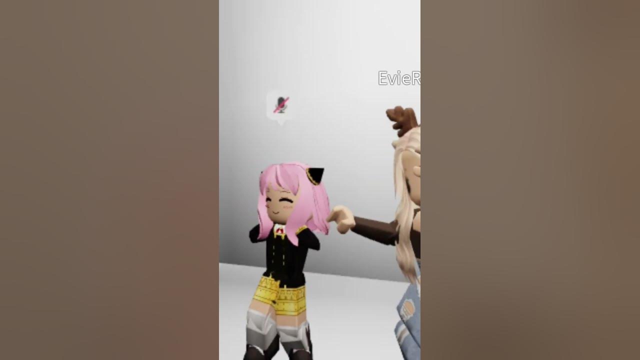 pov you dance with a random person on roblox white room #roblox