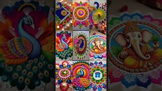 Amazing Diwali Rangoli in 30 Sec! 🌸✨ #kreationbykeerti #shorts #ytshorts #rangoli #2025 #diwali