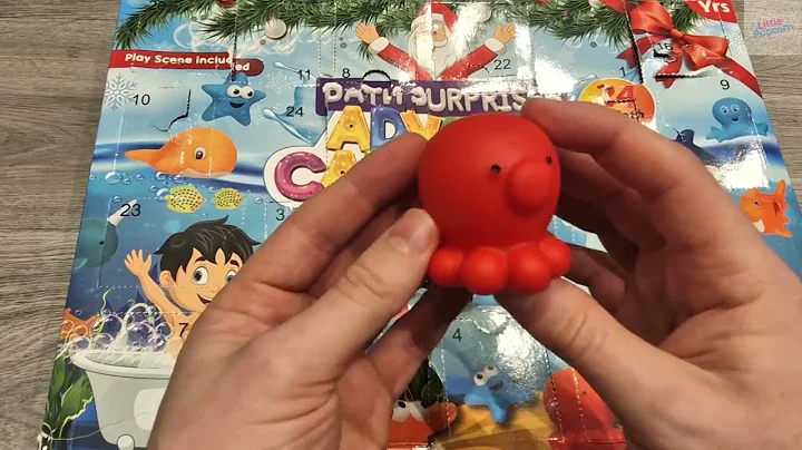 Day 22 Christmas Advent Calendar Squishies Bath Toys Opening Squishy Kawaii Mochi Fidget Toy Unboxin