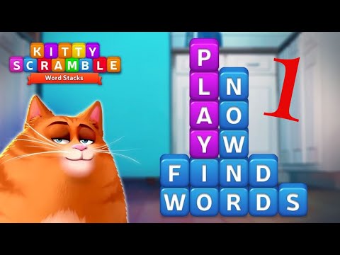 Kitty Scramble: Word Stacks Game. Подробный обзор игры "Котовасия: Башни Слов" - прохождение.