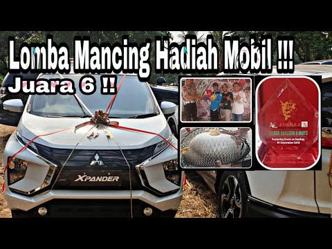 Lomba Mancing Hadiah 1 Mobil Mitsubishi Xpander 9 Motor Honda Pemancingan Tengkele Youtube