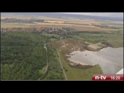 Erdrutsch Bei Nachterstedt Am 18 07 09 Youtube
