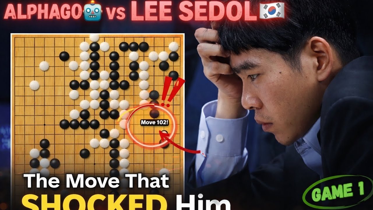 The AI Move That Broke Human Go | AlphaGo vs Lee Sedol Game 1