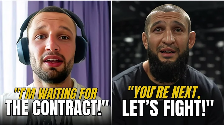 “Get In The Cage Coward!”  Khamzat Chimaev Sends BIG Challenge to Reinier De Ridder!