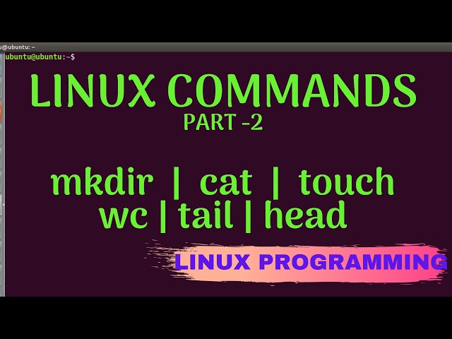 Linux Commands | File & Directory Management | Part #2 [Linux Programming] class=