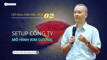 CEO thực chiến V05-HCM | Bài 1.2: Quản trị vận hành doanh nghiệp với mô hình kim cương | VŨ LONG