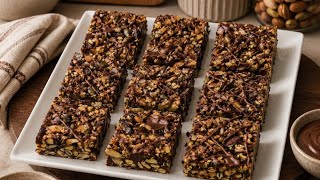 Roasted Nuts & Chocolate squares 