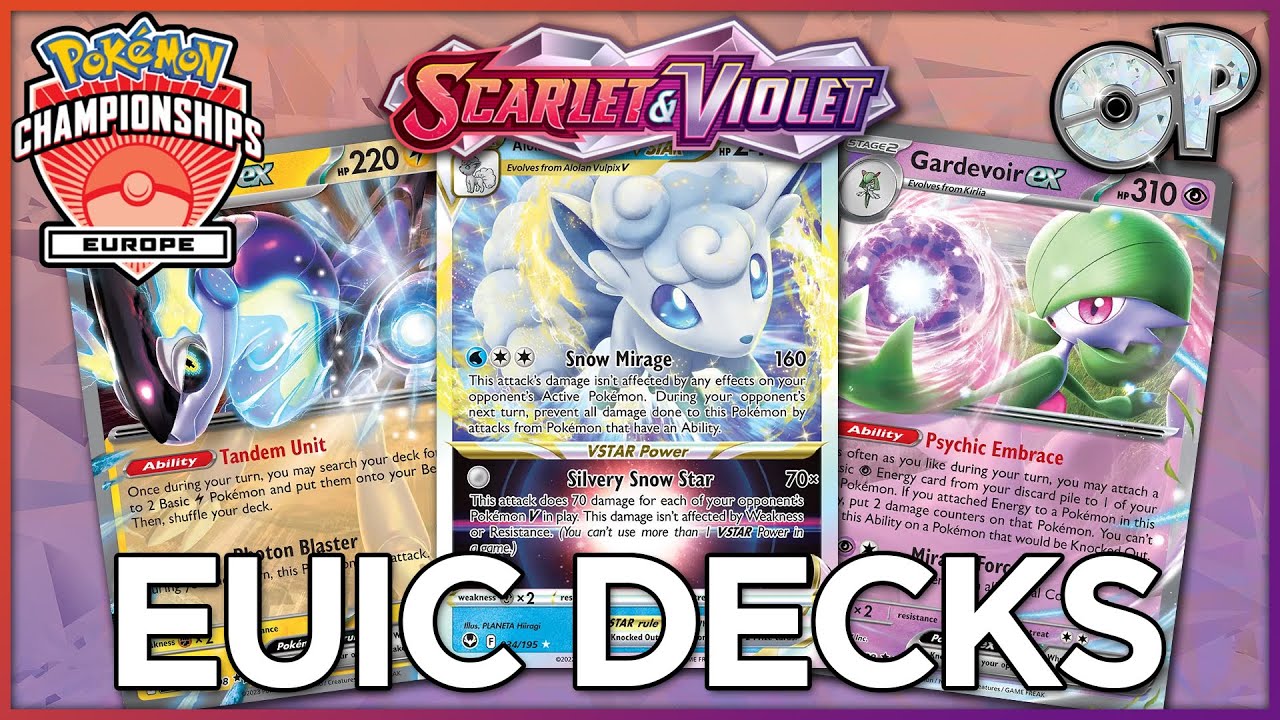 EUIC Top 8 Decklists and Analysis! Scarlet & Violet Standard(Pokemon