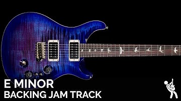 Modern Melodic Hard Rock Guitar Backing Track Jam in E Minor / G Major | 105 BPM