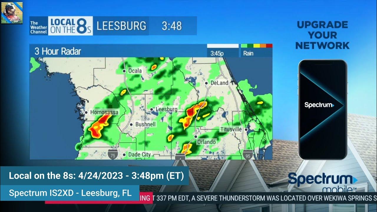 TWC Local on the 8s 4/24/2023 348pm EST Severe Thunderstorm