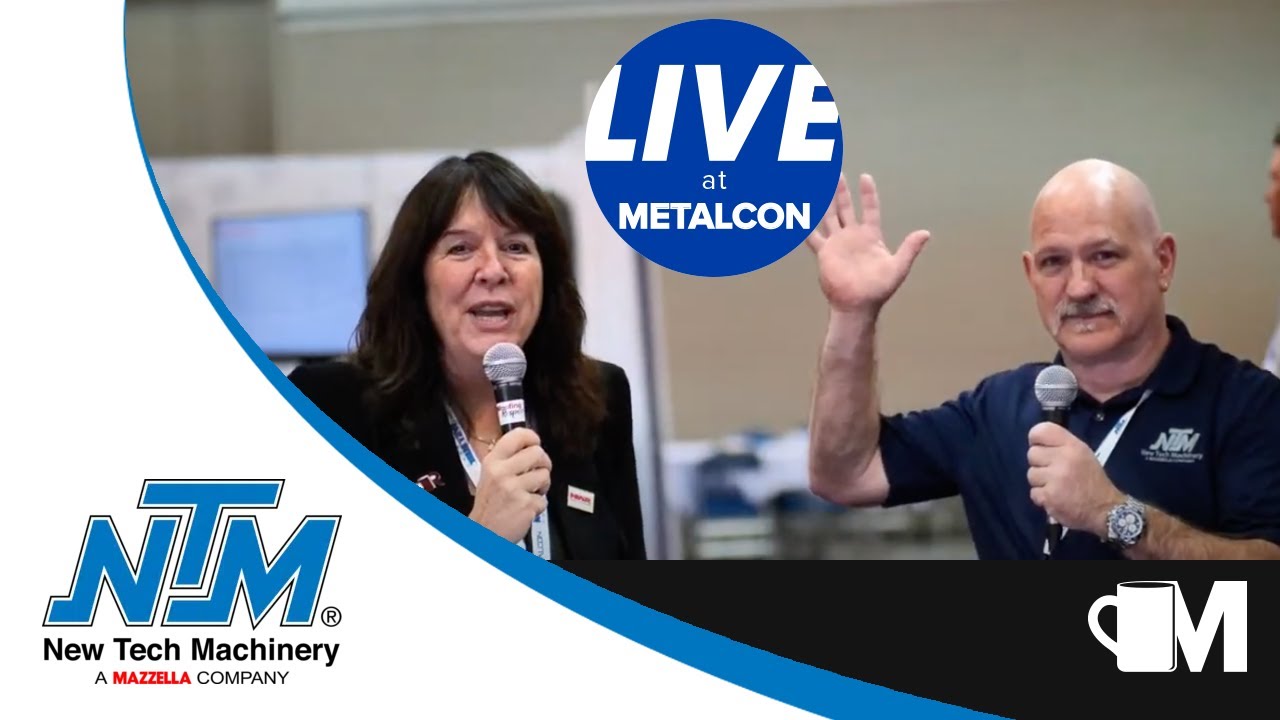 LIVE from METALCON with New Tech Machinery! - YouTube