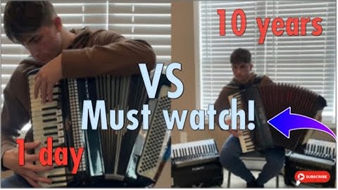 1 day vs 10 years of playing the accordion! (OFFICIAL VIDEO!) “must watch” | NEW 2023