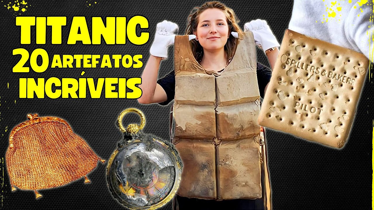 INCRÍVEIS PEÇAS ORIGINAIS RESGATADAS NOS DESTROÇOS DO TITANIC