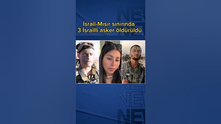 İsrail-Mısır sınırında 3 İsrailli asker öldürüldü #sondakika #news #israil #mısır #haber #gündem